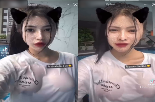 Clip nóng nàng Uyên khoe vòng 1 quyến rũ