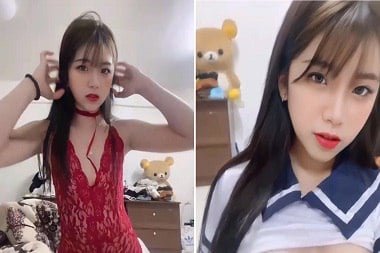 Em hot girl thích khoe hàng trên mạng