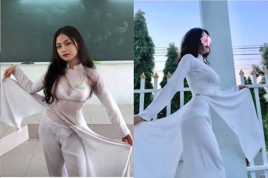 Học sinh phô trương nội y ngày cuối cấp